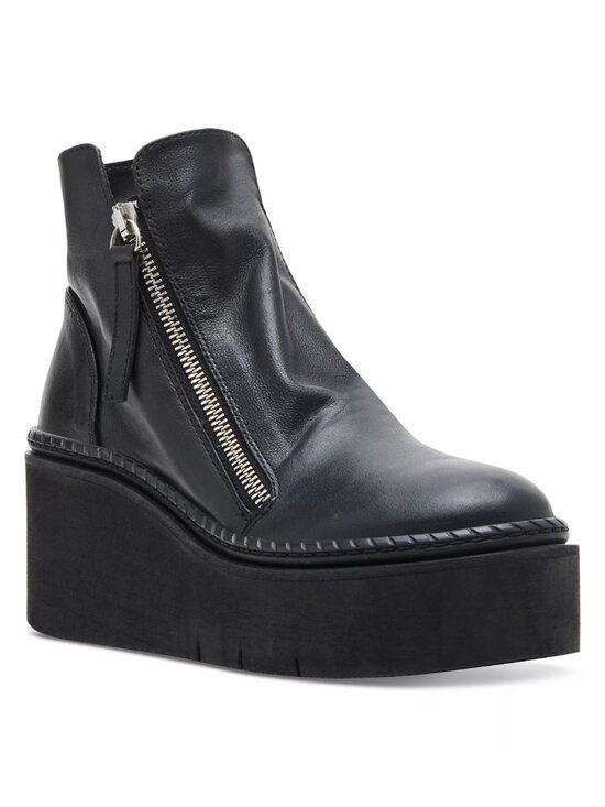 Steve Madden Shoes - Steve Madden Drift Leather Platform Moto Boots Black Size 7 NWT